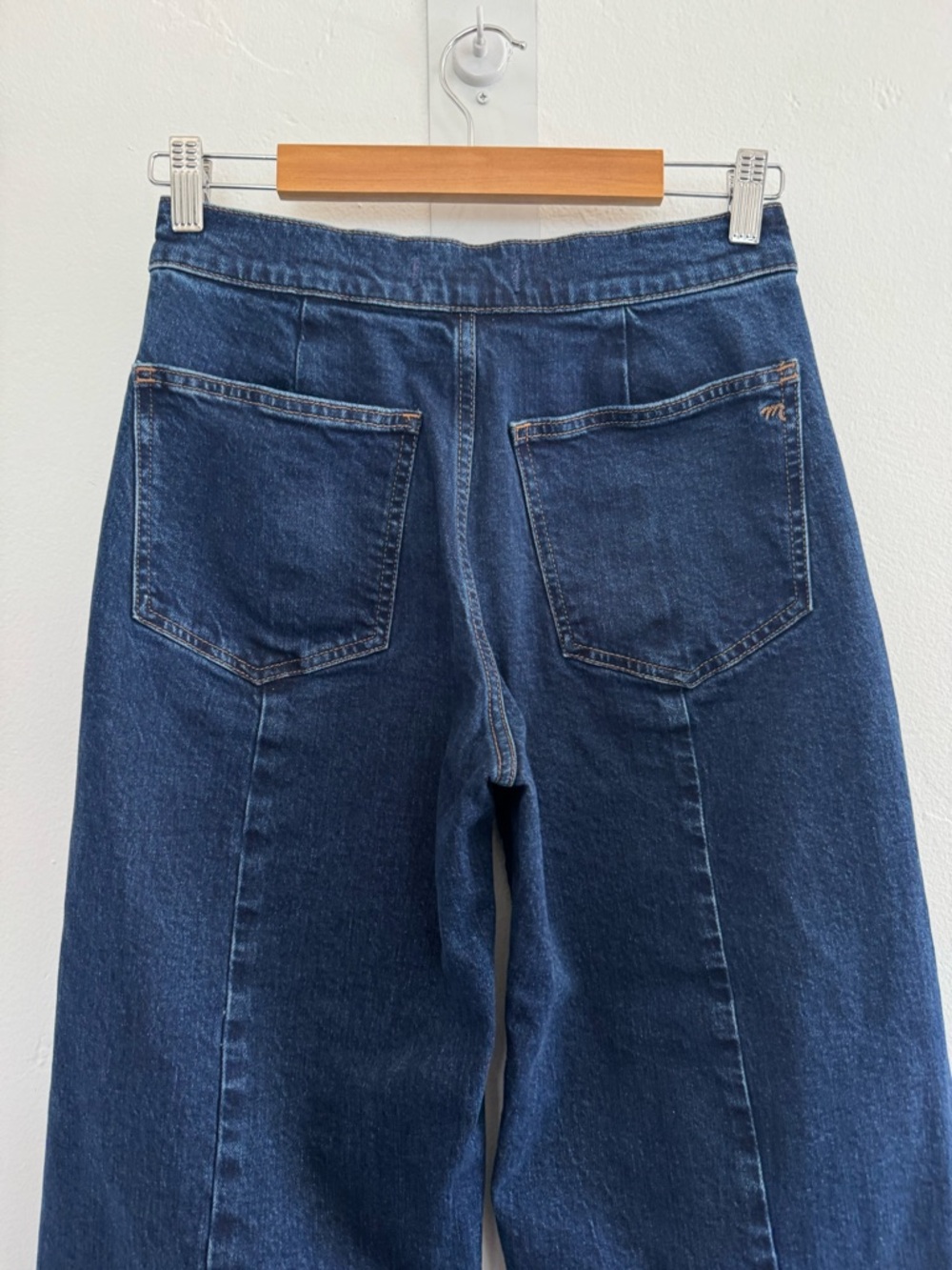 Madewell The Emmett Wide-Leg Jean: Welt Pocket Edition Leffers Wash Stretch - Picture 9 of 15